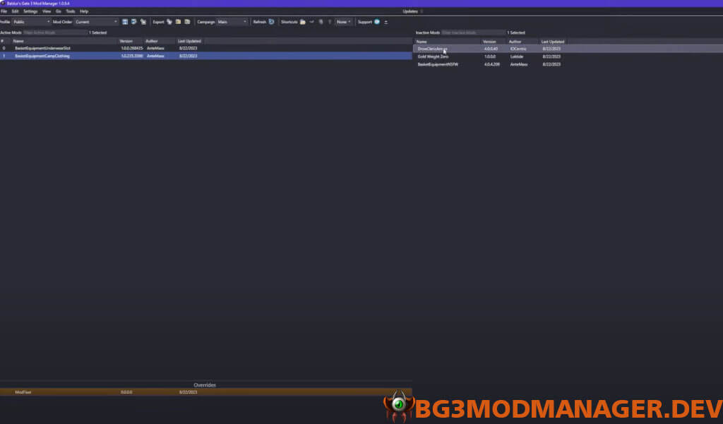 bg3 mod manager