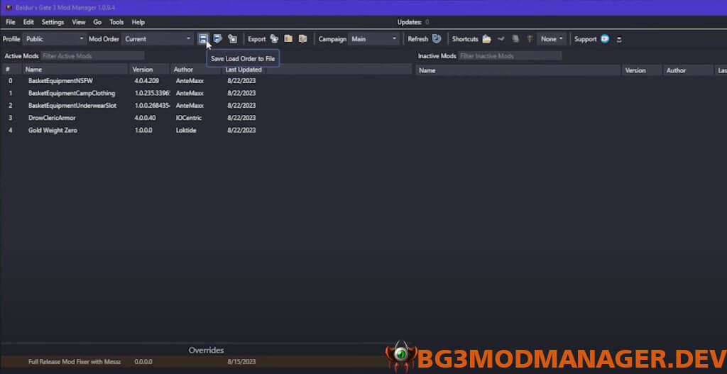 bg3 mod manager